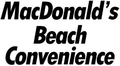 MacDonald's Beach Convenience